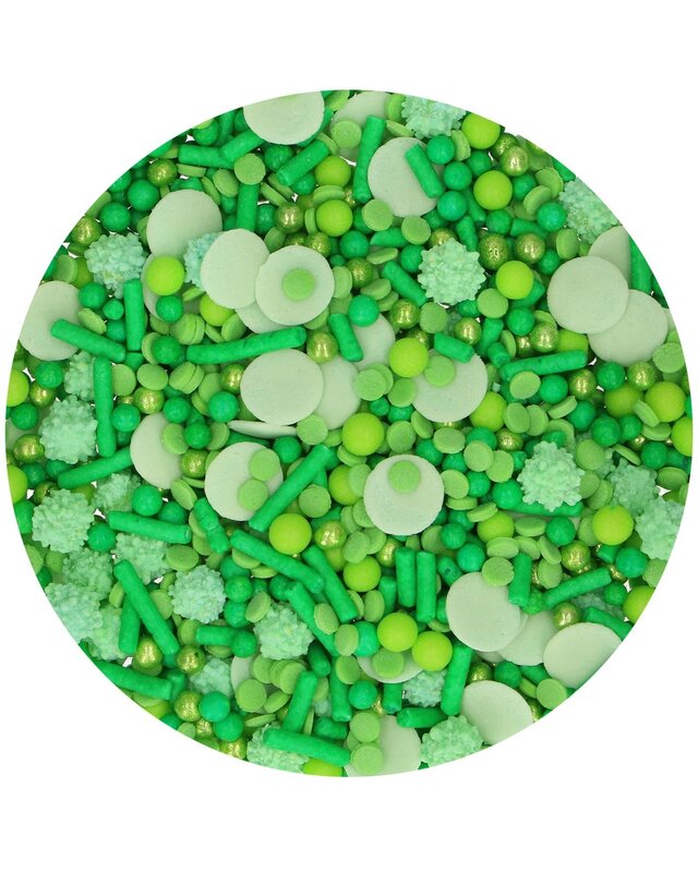 Funcakes FunCakes Sprinkle Medley Groen 65g