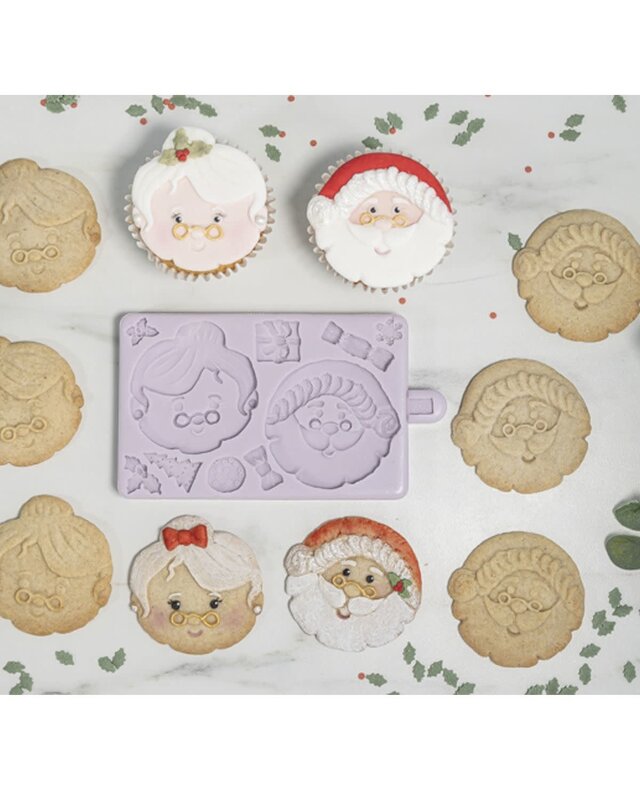 Karen Davies Karen Davies Siliconen Mal - Mr & Mrs Claus