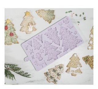 Karen Davies Karen Davies Siliconen Mal - Rieten Kerstbomen