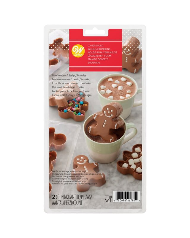 wilton Wilton 3D Warme Chocolade Gingerbread Candy Mold