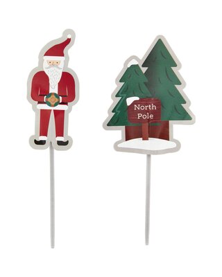wilton Wilton Treat Picks Santa pk/12