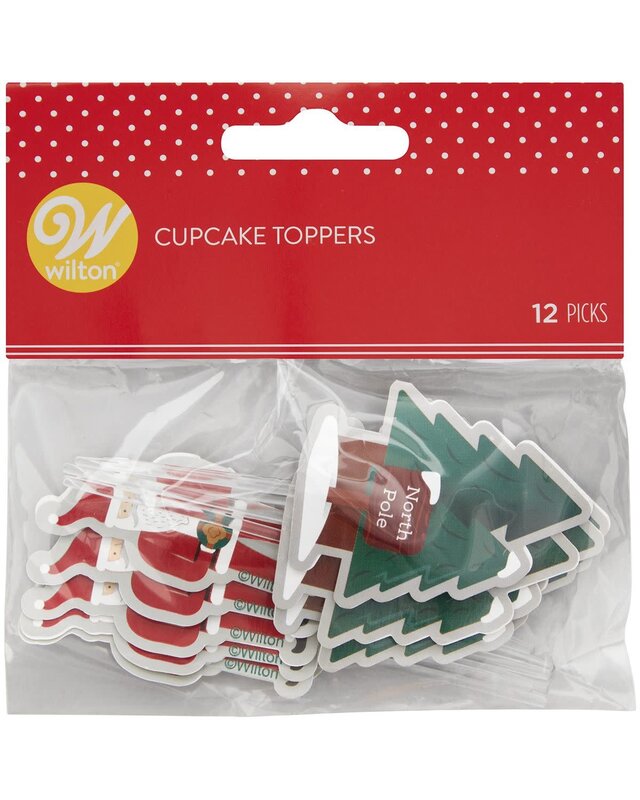 wilton Wilton Treat Picks Santa pk/12