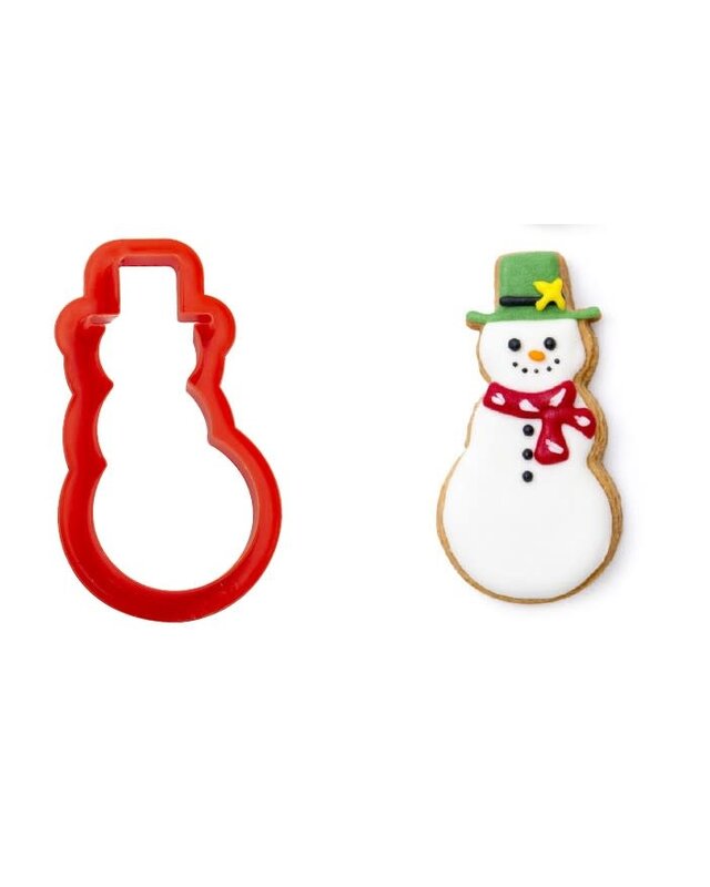 decora Decora koekjesvorm sneeuwpop