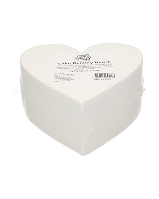 Funcakes FunCakes Taart Dummy Hart Ø20 cm x 7 cm