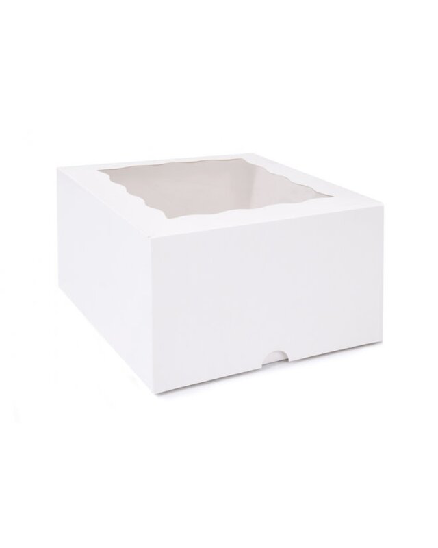 House of Marie Taartdoos met venster 20x20x12,5cm D1