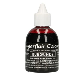 sugarflair Sugarflair Airbrush Colouring - Burgundy - 60ml