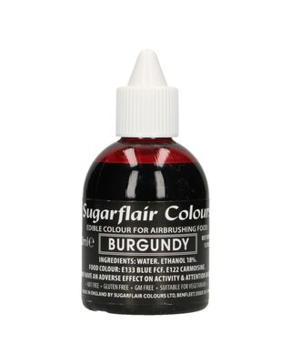 sugarflair Sugarflair Airbrush Colouring - Burgundy - 60ml