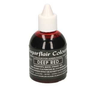 sugarflair Sugarflair Airbrush Colouring -Deep Red- 60ml