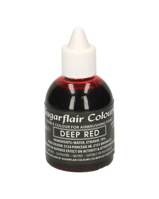 sugarflair Sugarflair Airbrush Colouring -Deep Red- 60ml