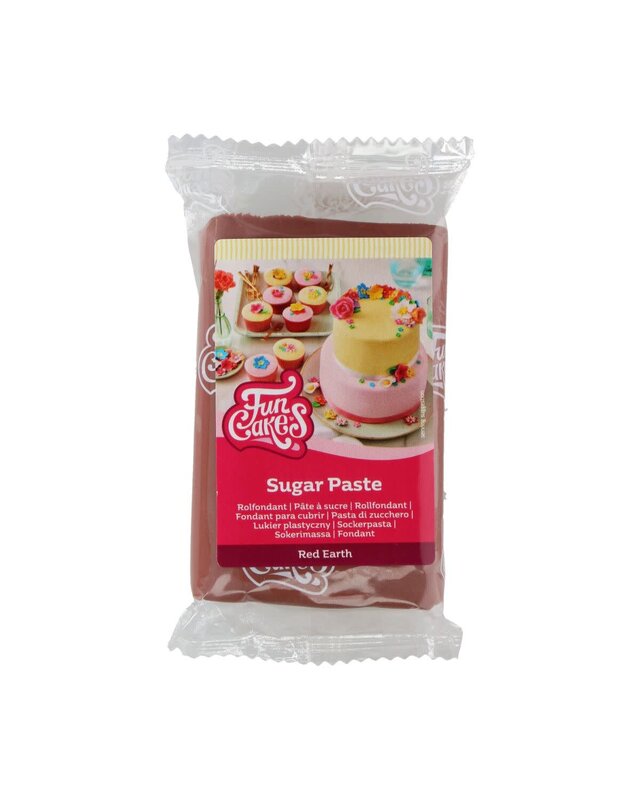 Funcakes FunCakes fondant Red Earth 250 g