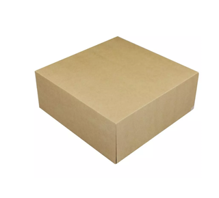 Taartdoos 25x25x10cm. Kraft G2