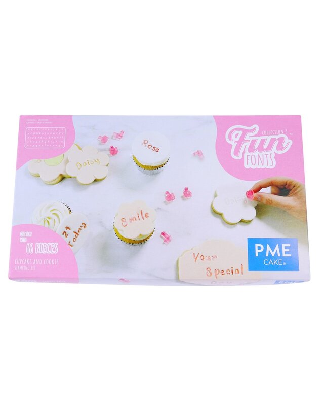 PME PME Fun Fonts - Koekjes & Cupcakes - Collectie 3