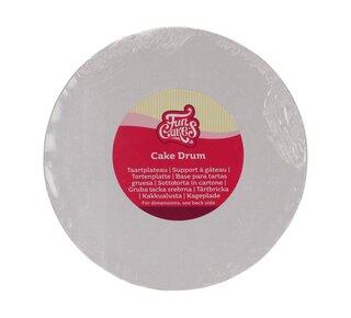 Funcakes 25 cm  Wit -  FunCakes Cake Drum Rond