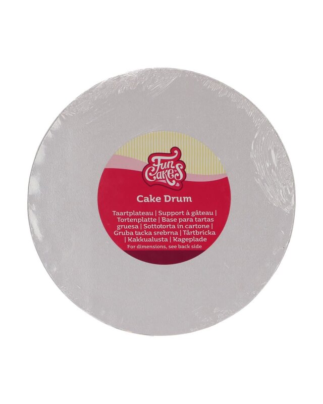 Funcakes 27 cm  Wit -  FunCakes Cake Drum Rond
