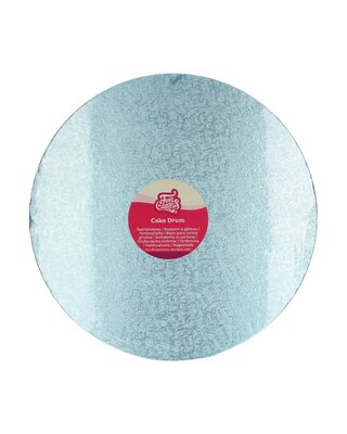 Funcakes Ø35,5 cm FunCakes Cake Drum Rond Baby Blauw