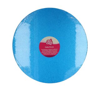 Funcakes Ø35,5 cm FunCakes Cake Drum Rond Blauw