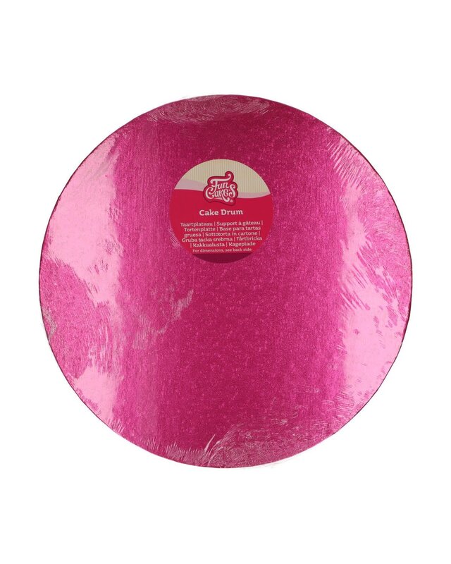 Funcakes Ø35,5 cm FunCakes Cake Drum Rond Cerise