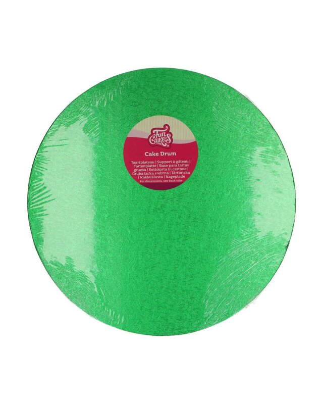 Funcakes Ø35,5 cm FunCakes Cake Drum Rond Groen