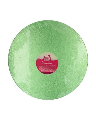 Funcakes Ø35,5 cm FunCakes Cake Drum Rond Licht Groen