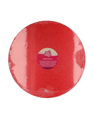 Funcakes Ø35,5 cm FunCakes Cake Drum Rond Rood