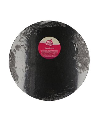 Funcakes Cake Drum Rond Zwart Ø35,5cm