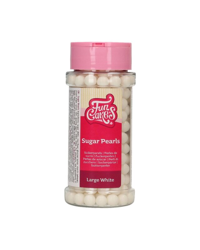 Funcakes FunCakes Suikerparels Large Wit 70 g