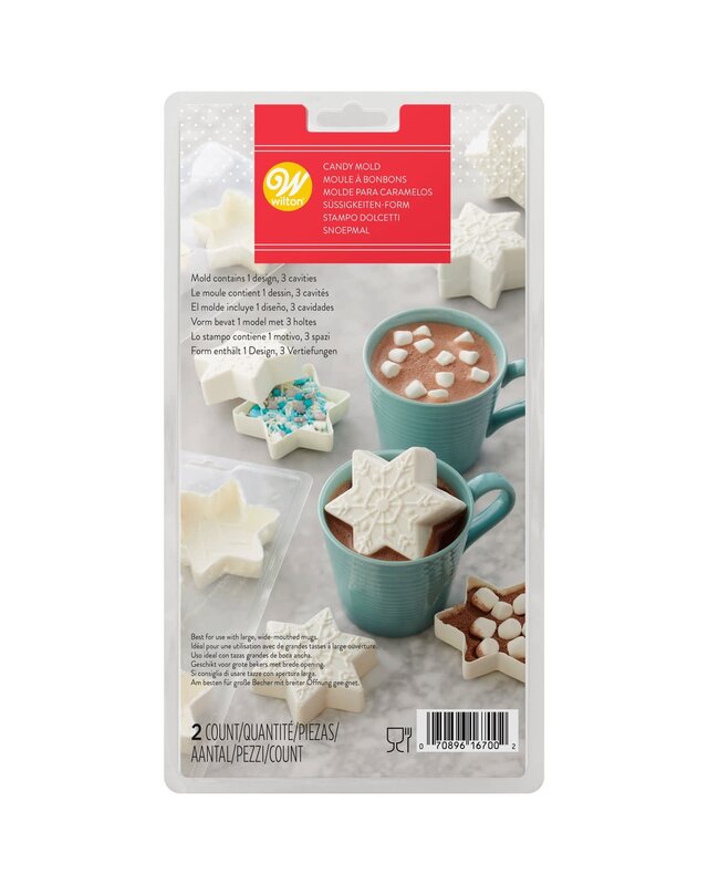 wilton Wilton 3D Warme Chocolade Sneeuwvlok Candy Mold