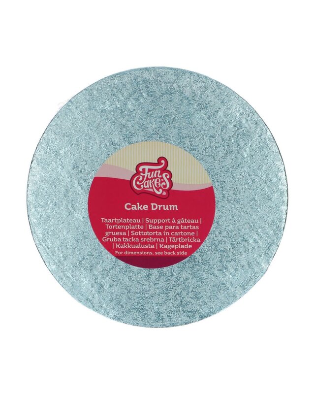 Funcakes Ø20 cm FunCakes Cake Drum Rond Baby Blue