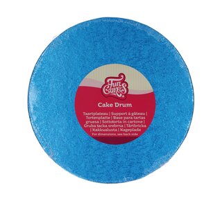 Funcakes Ø20 cm FunCakes Cake Drum Rond Blue