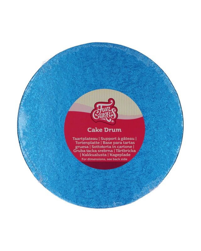 Funcakes Ø20 cm FunCakes Cake Drum Rond Blue