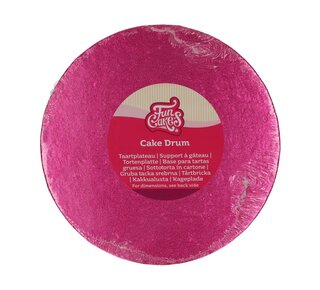 Funcakes Ø20 cm FunCakes Cake Drum Rond Cerise