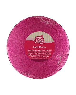 Funcakes Ø20 cm FunCakes Cake Drum Rond Cerise