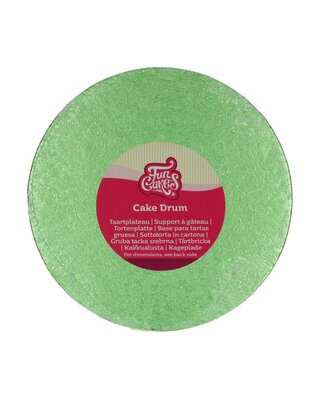 Funcakes Ø20 cm FunCakes Cake Drum Rond Licht Groen