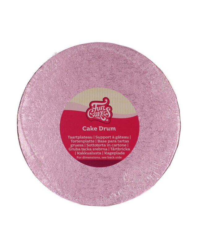 Funcakes Ø20 cm FunCakes Cake Drum Rond Roze