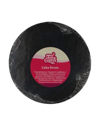 Funcakes Ø20 cm FunCakes Cake Drum Rond Zwart