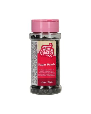 Funcakes FunCakes Suikerparels Large Zwart 80 g