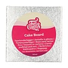 Vierkant 12,5 x 12,5 cm - Zilver FunCakes Cake Board