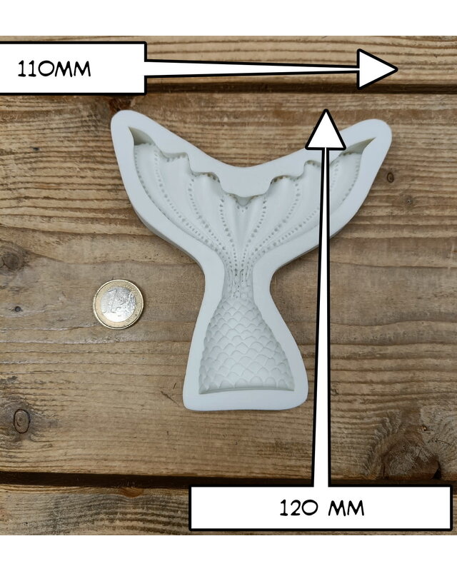 Zeemeermin staart XL Mermaid tail