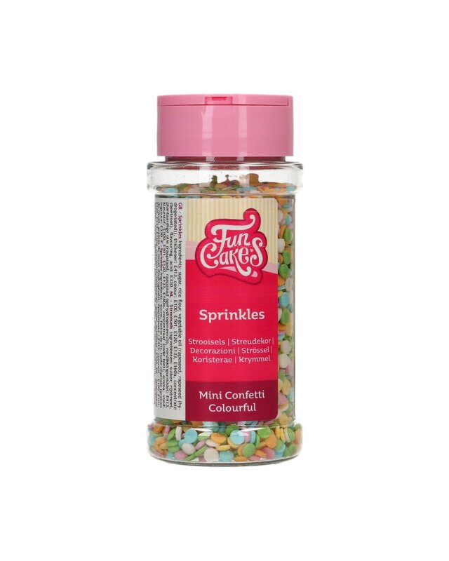 Funcakes FunCakes Mini Confetti Colourful 60 g