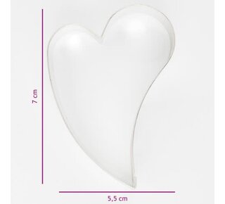 Koekjes Uitsteker Sierlijk Hart 7 cm