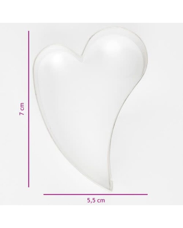 Koekjes Uitsteker Sierlijk Hart 7 cm