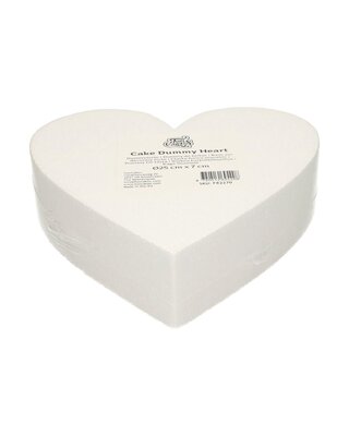 Funcakes FunCakes Taart Dummy Hart Ø25 cm x 7 cm
