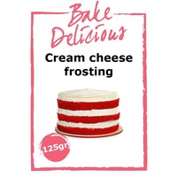 Bake delicious cream cheese frosting 125 gram THT
