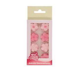 Funcakes FunCakes Suikerdecoratie Bloemenmix Roze Set/24