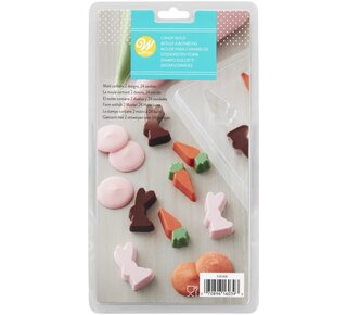 wilton Wilton Candy Mold Mini Bunny & Carrot