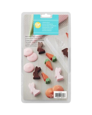 wilton Wilton Candy Mold Mini Bunny & Carrot