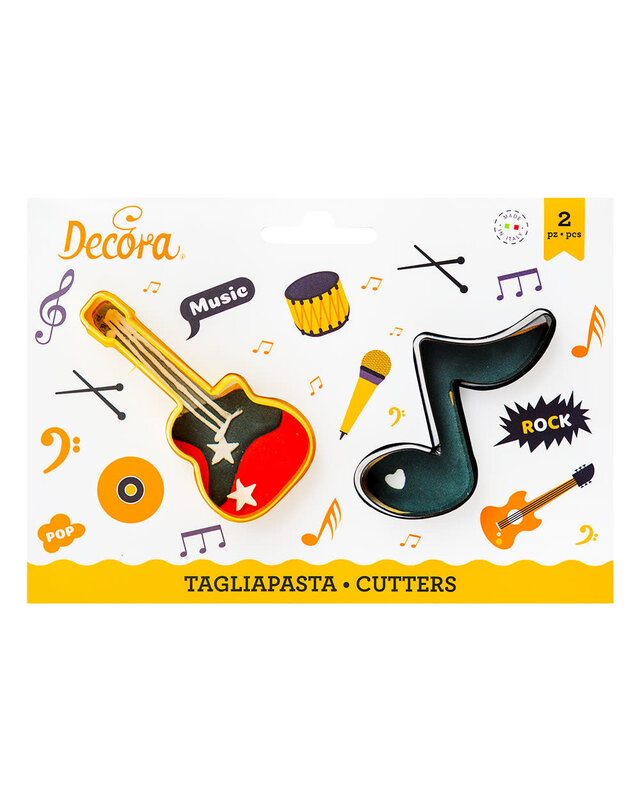 decora Decora gitaar en muzieknoot uitstekers