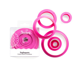 decora Decora Cirkel / ronde uitsteker set 6 stuks