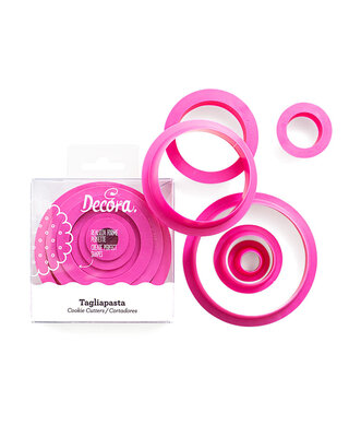 decora Decora Cirkel / ronde uitsteker set 6 stuks