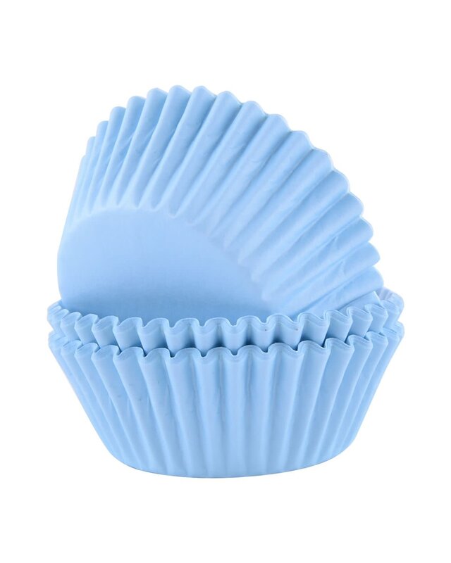 PME PME Baking Cups licht blauw pk/60